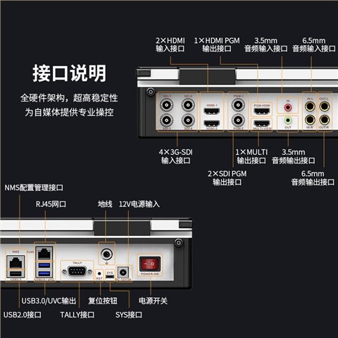 TC-890HD PRO直播导播切换台